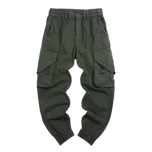 POCKETS RIBBON CARGO PANTS