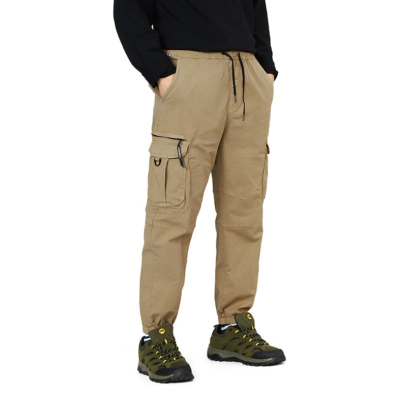 POCKETS DRAWSTRING CARGO PANTS