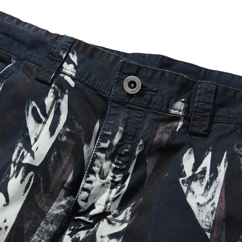 TACTICAL TIE-DYED 11'' INSEAM CARGO SHORTS