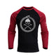 SNAKE SKULL RAGLAN GRAPHIC LONG SLEEVE T-SHIRT