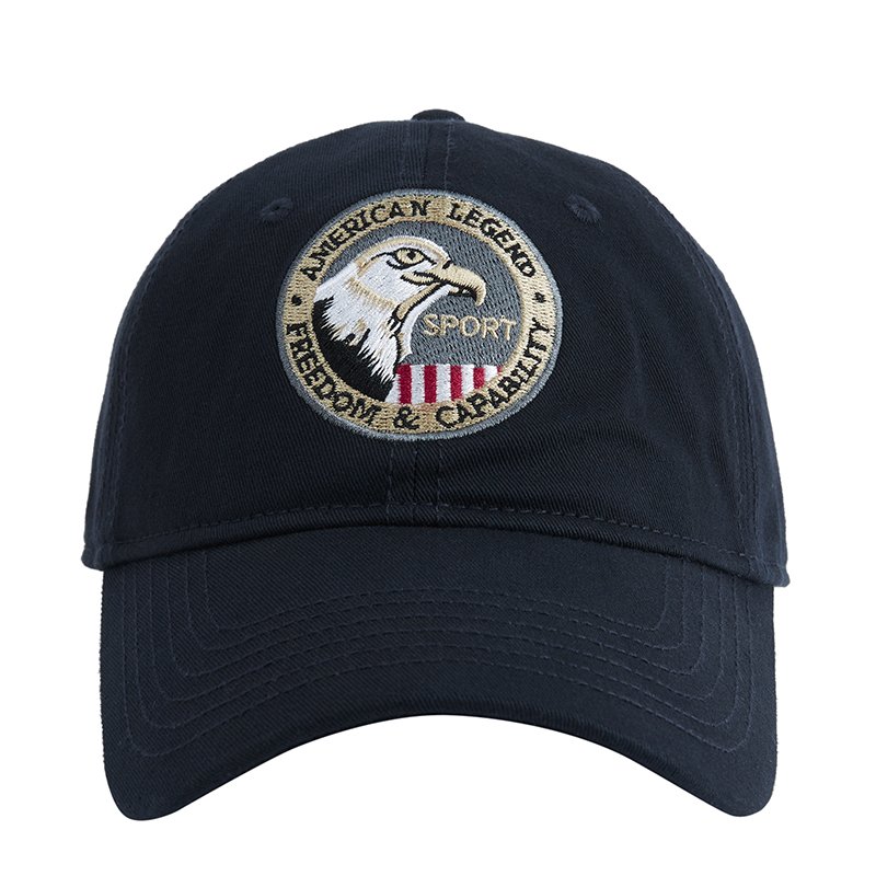 USA EAGLE EMBROIDERED COTTON CAP