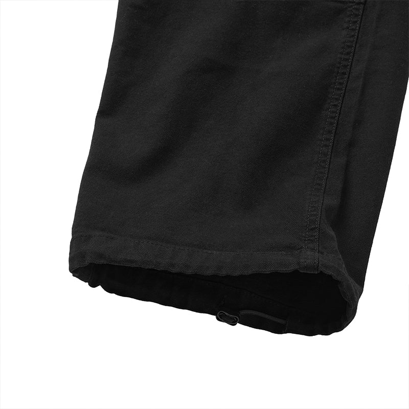 METAL BUCKLE WASHED CARGO PANTS