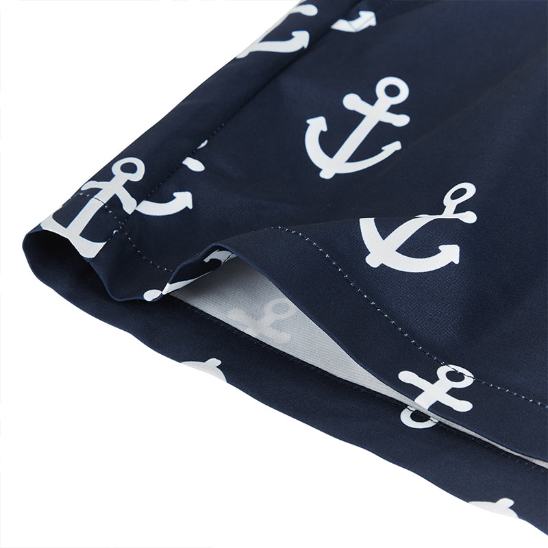 ANCHOR TROPICAL PRINTED 5'' INSEAM INSEAM SWIM TRUNKS