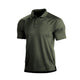 SOLID COLOR  SHORT SLEEVE POLO SHIRT