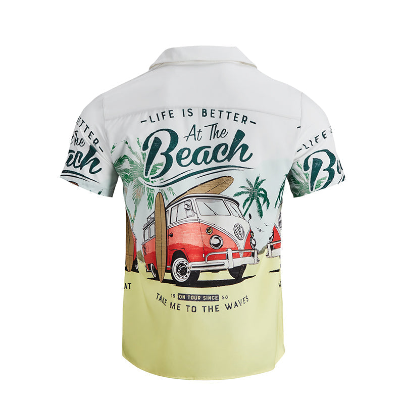 HOILDAY BEACH ALOHA SHIRT