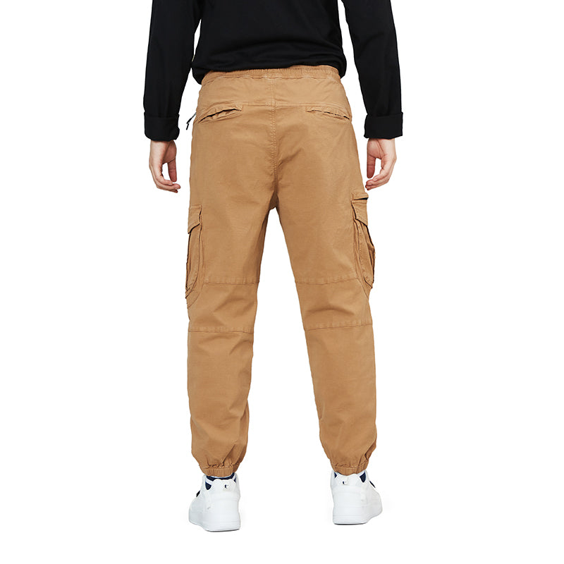 POCKETS DRAWSTRING CARGO PANTS