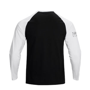 Langarm-T-Shirt mit USA-Flagge und Raglan-Grafik