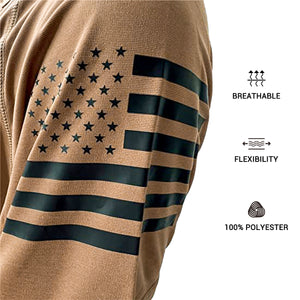 Poloshirt mit Raglan-Grafik „The Declaration of Independence“