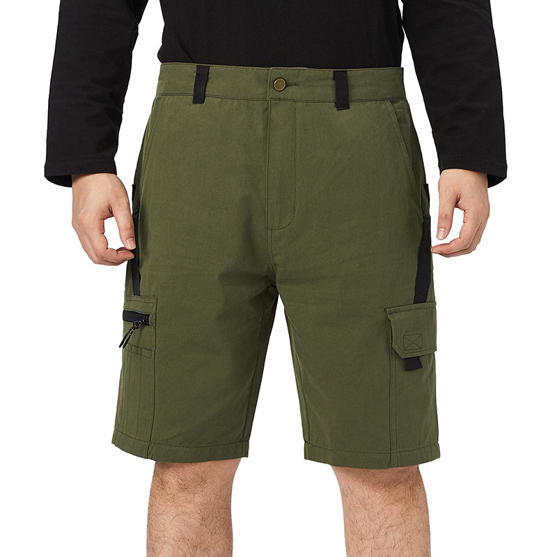 OUTDOOR COLORBLOCK 11'' INSEAM CARGO SHORTS WITHOUT BELT