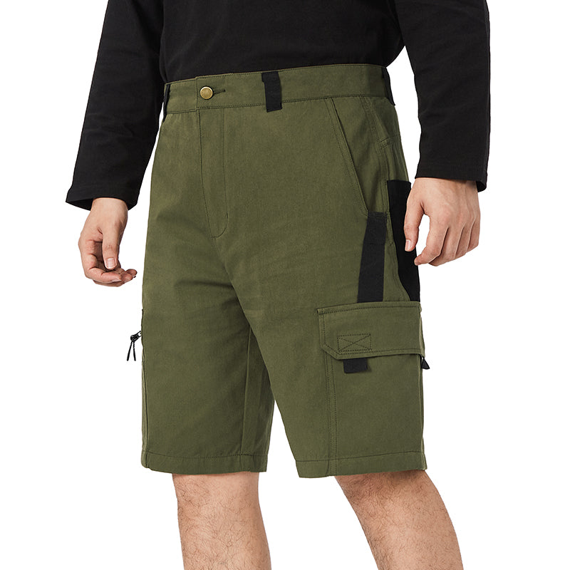 OUTDOOR COLORBLOCK 11'' INSEAM CARGO SHORTS WITHOUT BELT