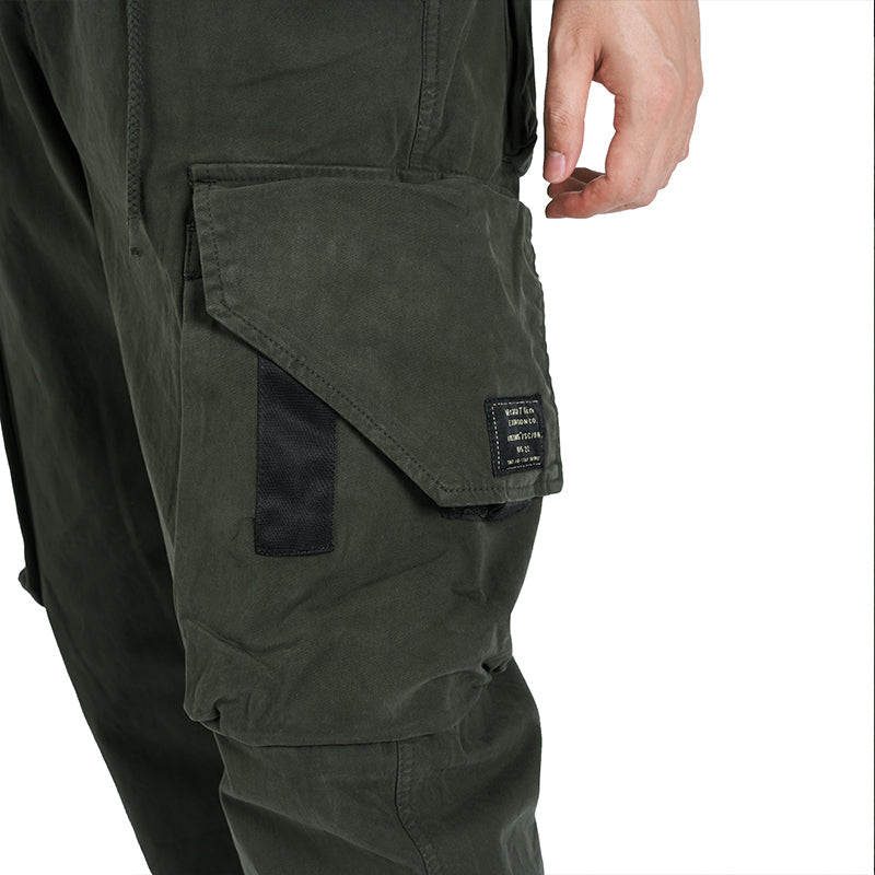 POCKETS RIBBON CARGO PANTS