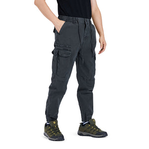 GEWASCHENE CARGOHOSE MIT TASCHEN