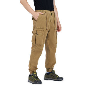 GEWASCHENE CARGOHOSE MIT TASCHEN