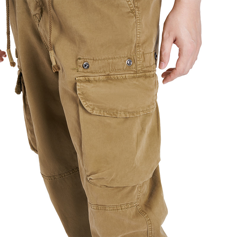 POCKETS WASHED CARGO PANTS