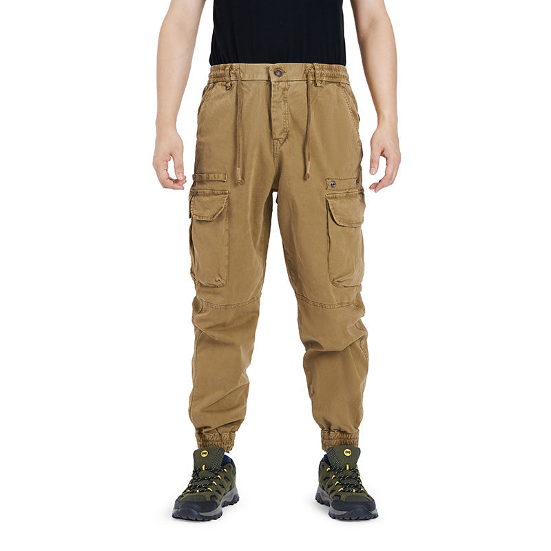 POCKETS WASHED CARGO PANTS