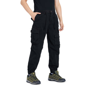 GEWASCHENE CARGOHOSE MIT TASCHEN