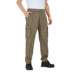 CARGOHOSE MIT TASCHEN UND KLETTVERSCHLUSS