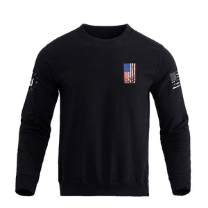 USA FLAGGE KREUZ SWEATSHIRT
