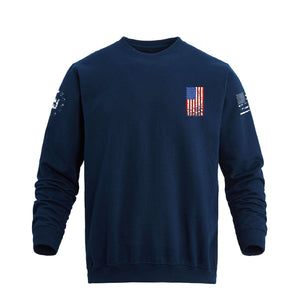 USA FLAGGE KREUZ SWEATSHIRT