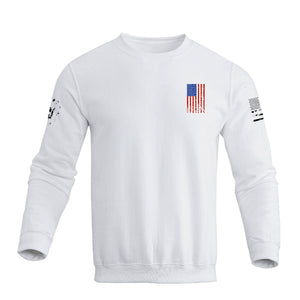 USA FLAGGE KREUZ SWEATSHIRT
