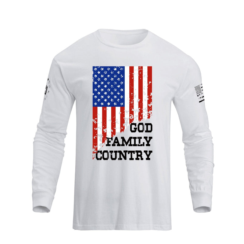 USA FLAG GFC GRAPHIC LONG SLEEVE T-SHIRT