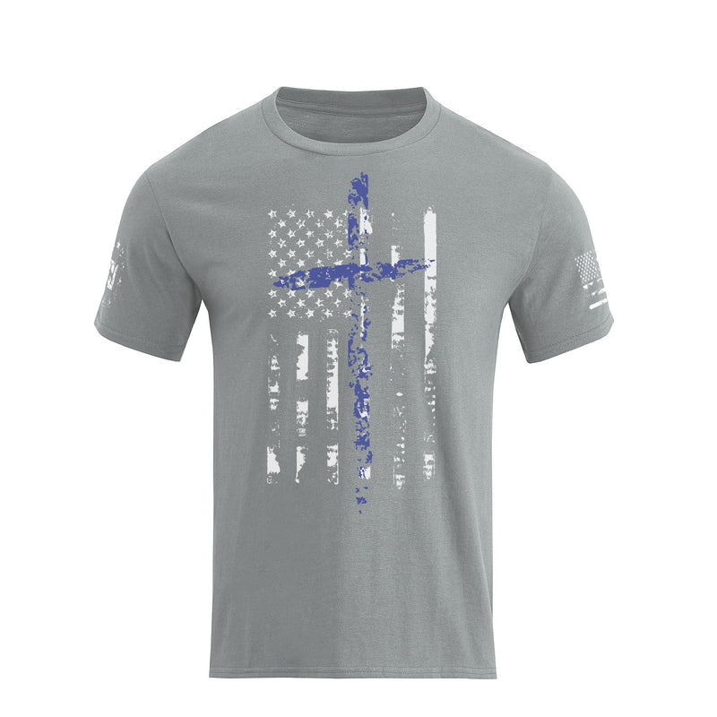 USA FLAG 100% COTTON GRAPHIC TEE