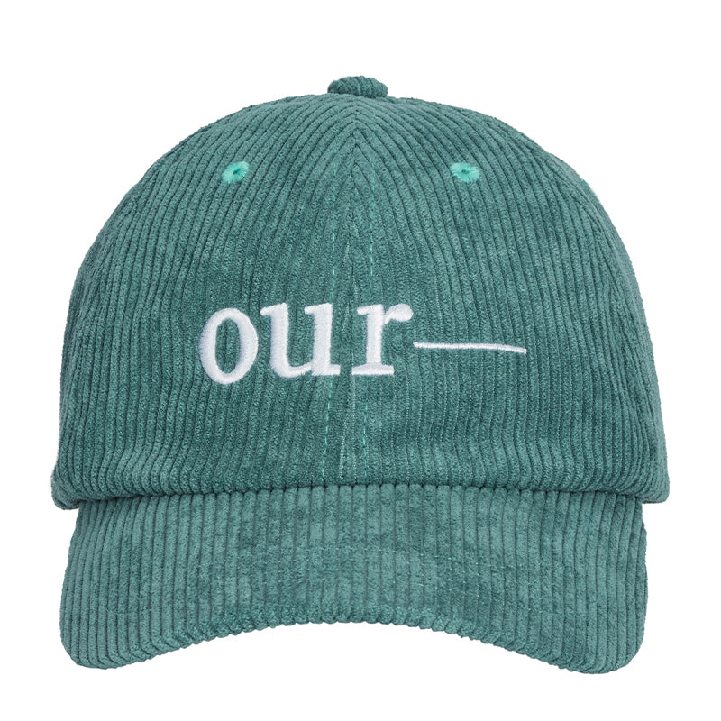 LETTER CORDUROY CAP