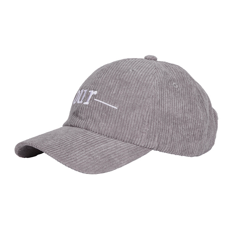 LETTER CORDUROY CAP