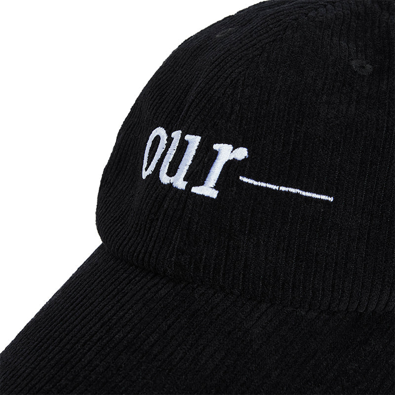 LETTER CORDUROY CAP