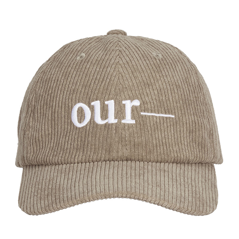 LETTER CORDUROY CAP