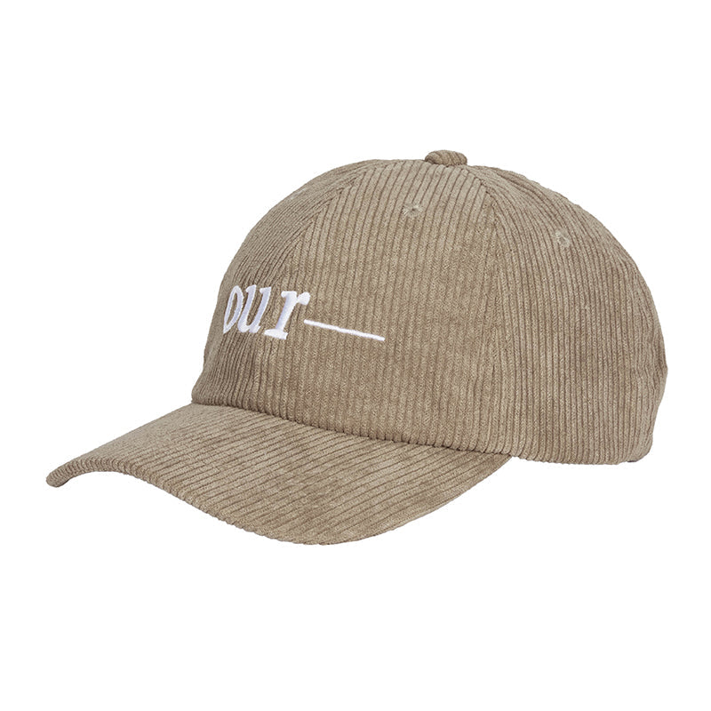 LETTER CORDUROY CAP