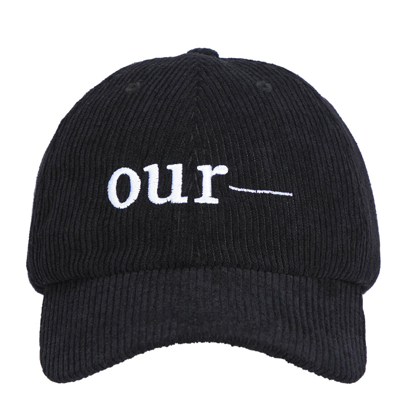 LETTER CORDUROY CAP