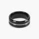 TUNGSTEN SILVER BAR RING