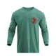 USA FLAGGE SCHLANGENGRAFIK LANGARM T-SHIRT