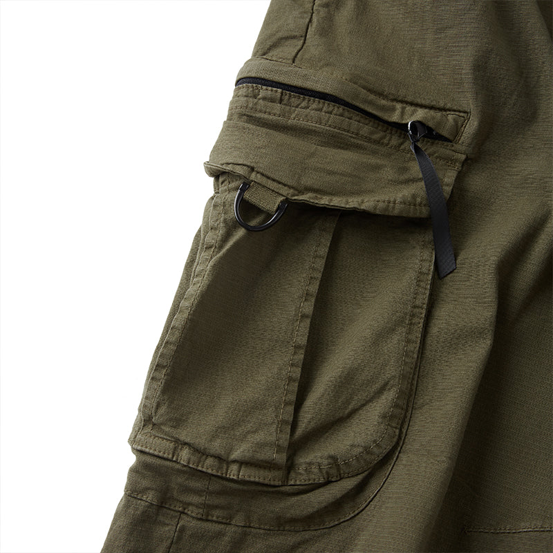 POCKETS DRAWSTRING CARGO PANTS