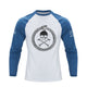 SNAKE SKULL RAGLAN GRAPHIC LONG SLEEVE T-SHIRT