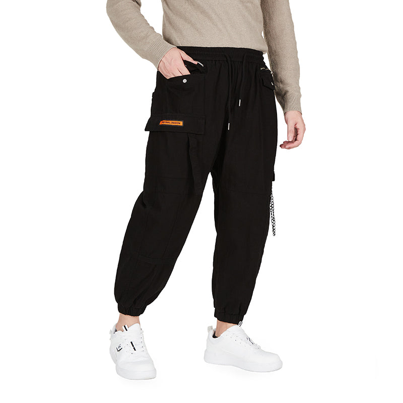 POCKETS CHAIN CARGO PANTS