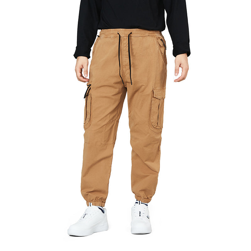 POCKETS DRAWSTRING CARGO PANTS