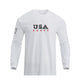 USA FLAG GRAPHIC LONG SLEEVE T-SHIRT