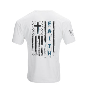 WASSERDICHTES T-SHIRT MIT V-AUSSCHNITT UND GRAFIK