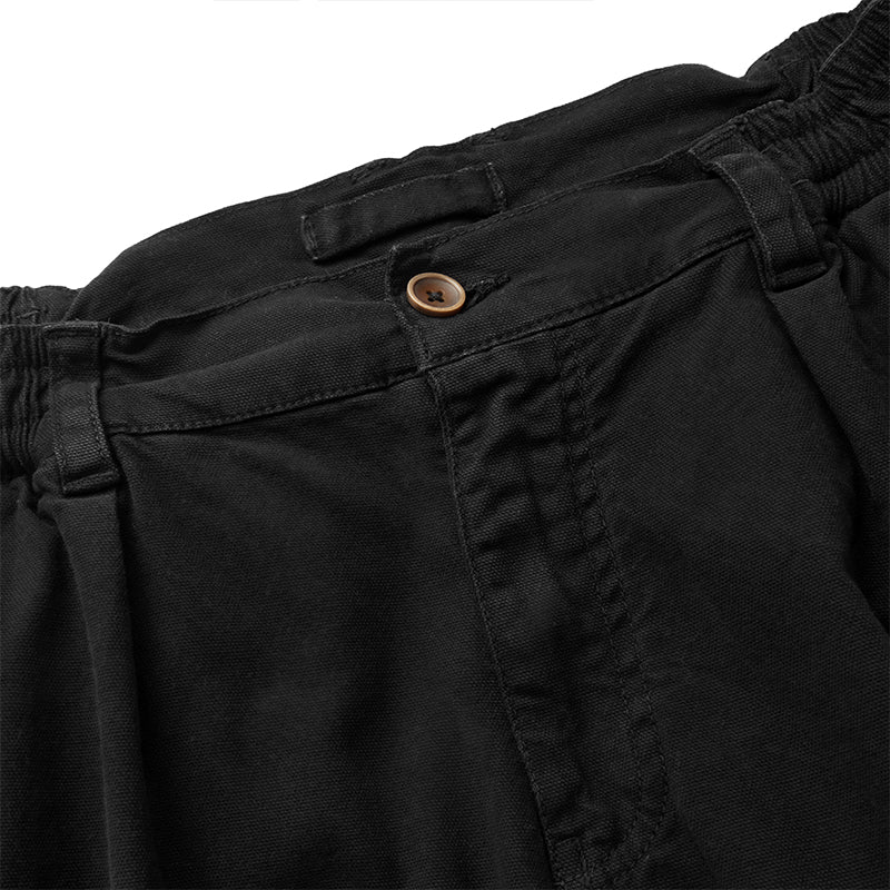 METAL BUCKLE WASHED CARGO PANTS