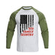 USA FLAG GFC RAGLAN GRAPHIC LONG SLEEVE T-SHIRT