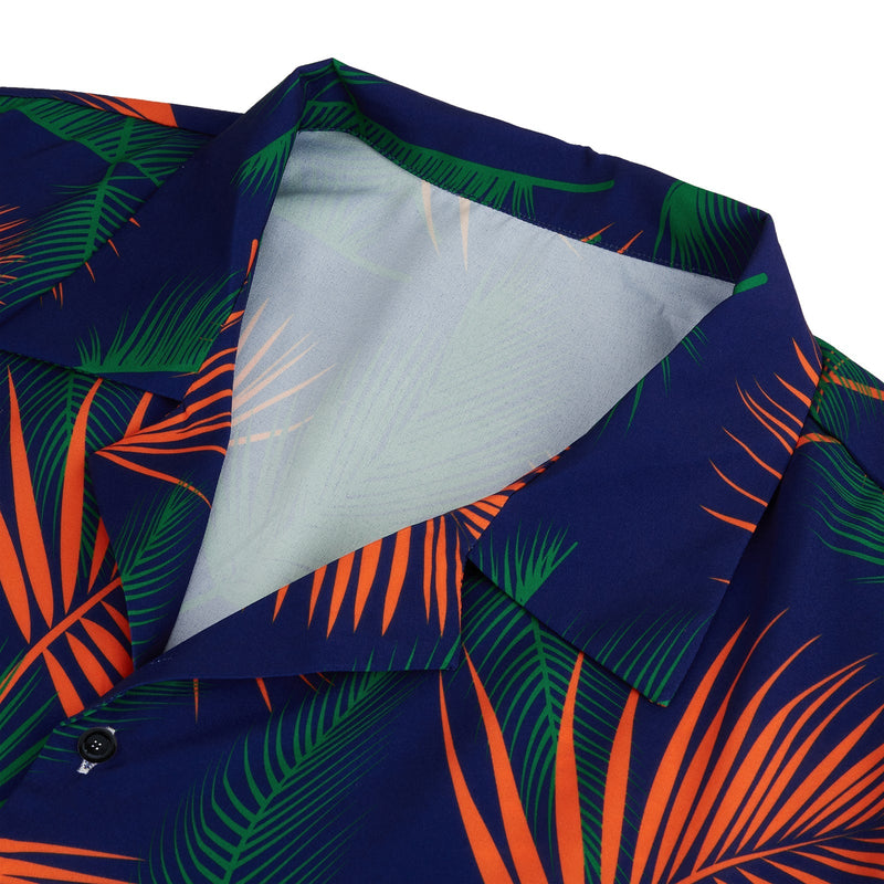 TROPICAL PRINTED ALOHA SHIRT