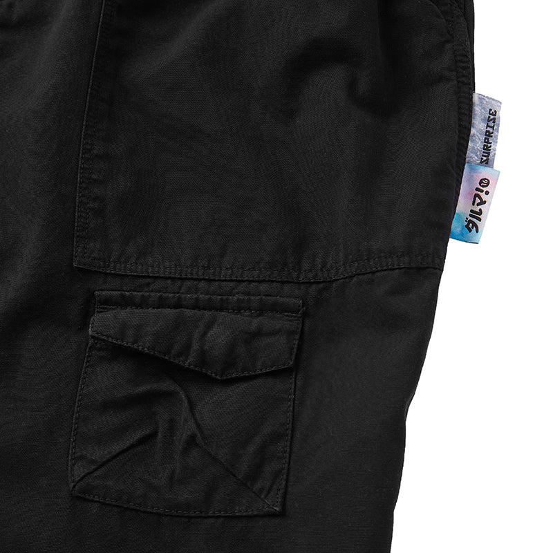 POCKETS DRAWSTRING CARGO PANTS