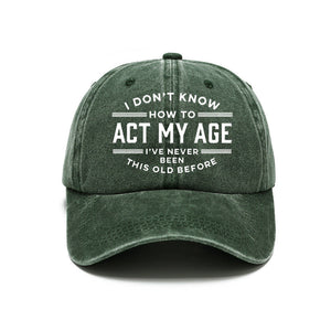 RETRO ACT MY AGE CAP 