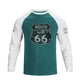 ROUTE 66 RAGLAN GRAPHIC LONG SLEEVE T-SHIRT