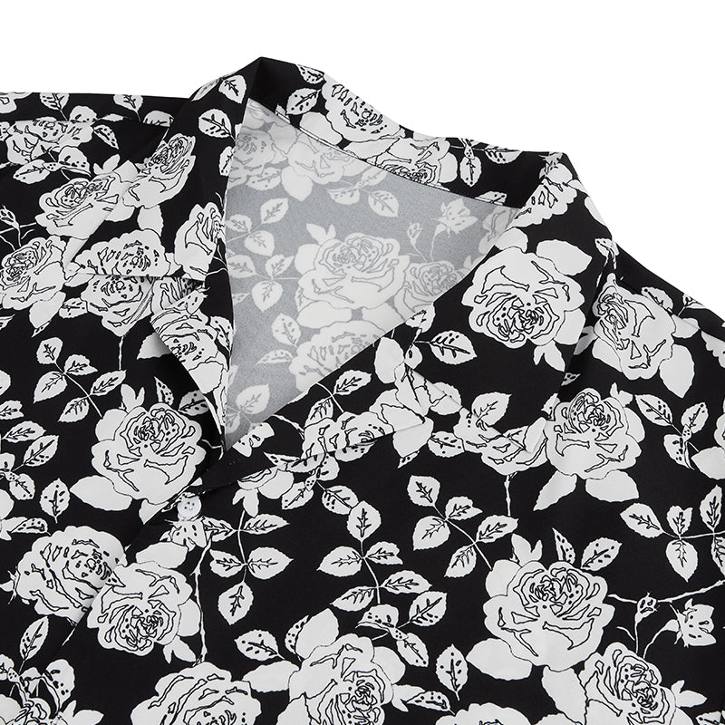 ROSE BUTTON DOWN ALOHA SHIRT